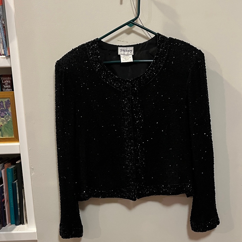 Stenay Black Sequin Jacket